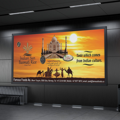 Poster Design for Indian Sun Basmati Rice