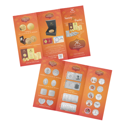 Tri Fold Brochure Design for Kashi Coins & Bullions